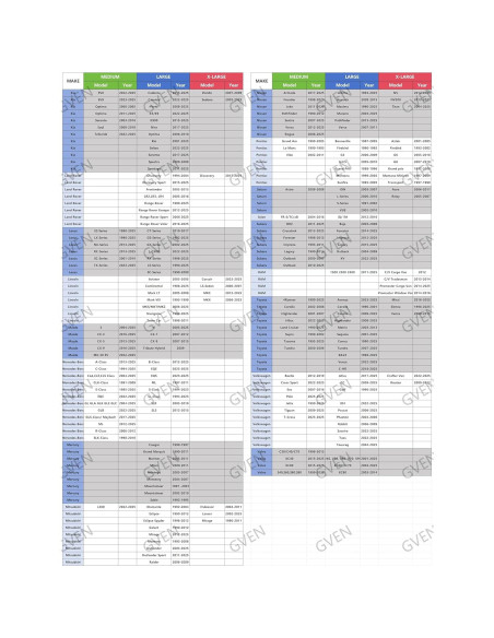 Sombra de Sol para Parabrisas Gven 2025 Protección UV Negro S Sombra de Sol para Parabrisas Gven 2025 Protección UV Negro S