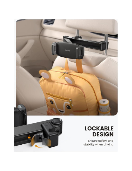 Soporte para Tableta en Reposacabezas Lamicall STCH01 - 4.7-13"