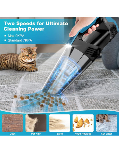 Aspiradora de Coche Inalámbrica Blestan LT-114 0.35L