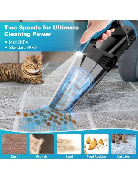 Aspiradora de Coche Inalámbrica Blestan LT-114 0.35L