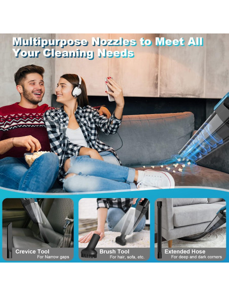 Aspiradora de Coche Inalámbrica Blestan LT-114 0.35L