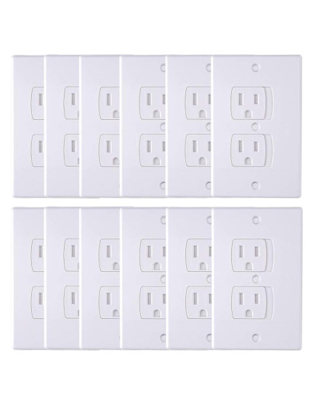 Cubiertas de Enchufes Eléctricos AUSTOR 12 Paquete Seguridad Bebés