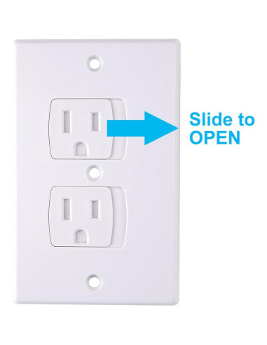 Cubiertas de Enchufes Eléctricos AUSTOR 12 Paquete Seguridad Bebés