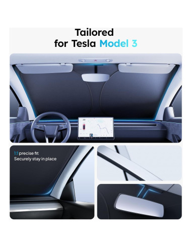 Sombrilla Parabrisas Wigoo para Tesla Model 3 2016-2026