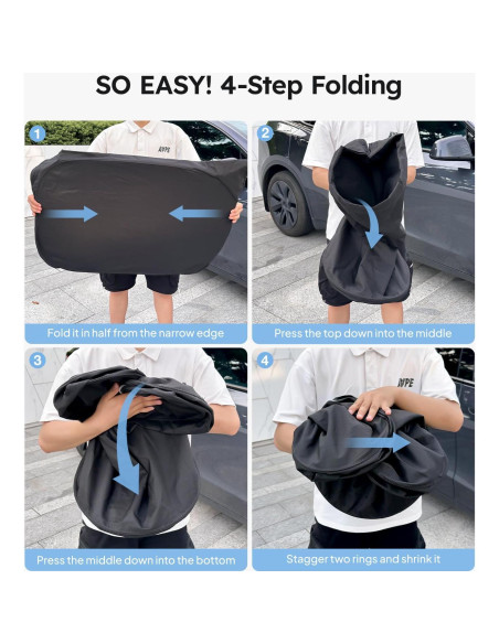 Sombrilla Parabrisas Wigoo para Tesla Model 3 2016-2026 Sombrilla Parabrisas Wigoo para Tesla Model 3 2016-2026