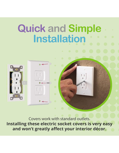 Cubiertas de Enchufe Eléctrico Automáticas Wonderkid - 4 Piezas