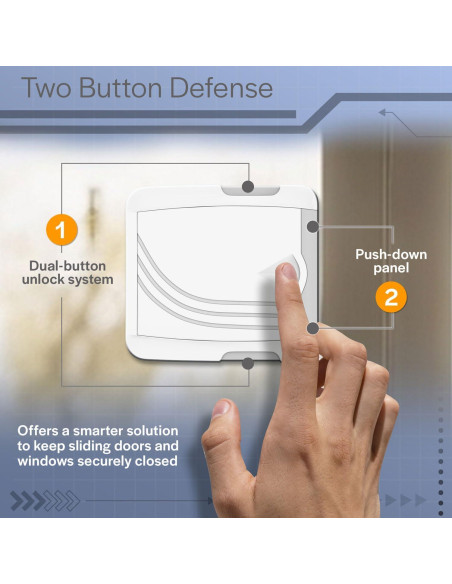 Juego de 2 Cerraduras de Seguridad para Puertas Corredizas - Todays Kids