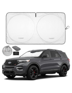 Protector Solar Parabrisas Autoamerics Plata Estándar Mediano