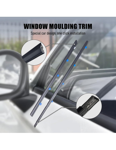 Moldura de Sellado para Ventana Honda Civic 2012-2015 Sedán