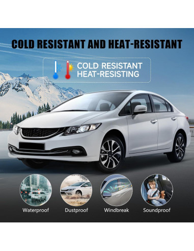 Moldura de Sellado para Ventana Honda Civic 2012-2015 Sedán