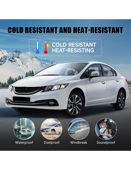 Moldura de Sellado para Ventana Honda Civic 2012-2015 Sedán