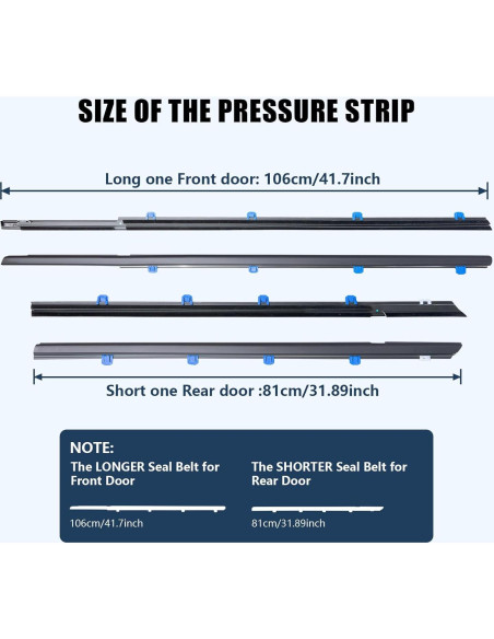 Moldura de Sellado para Ventana Honda Civic 2012-2015 Sedán
