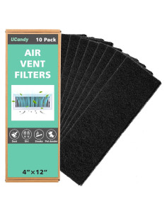 Filtros de Aire de Carbón Activado UCandy 10 Pcs 10x4 cm