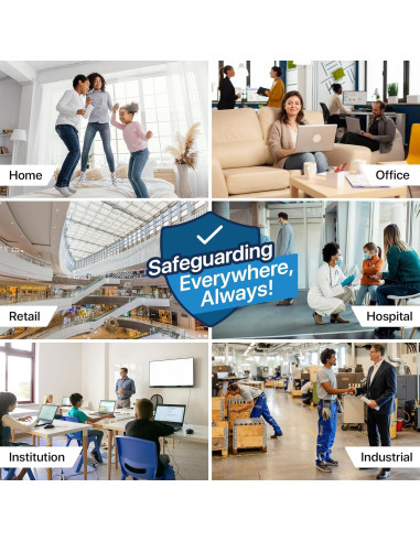 Filtro de Aire Simply 14x14x1 MERV 8 Paquete de 6 para HVAC