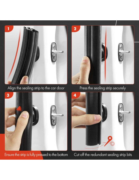 Sello de Burlete de Puerta A-Premium Frontal Izquierdo para Chevrolet y GMC