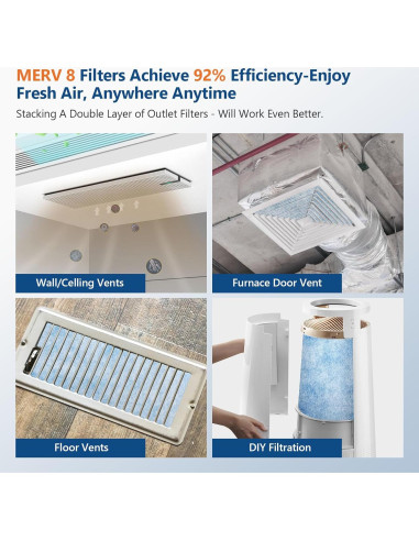 Filtro de Ventilación de Aire Torjim 30.48 cm MERV 8 Cortable