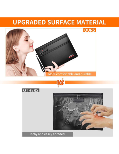 Bolsa Ignífuga Noiposi 6400F con Doble Cierre y Aislamiento