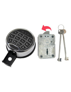 Cerradura Digital Electrónica WAH YUE HING con Teclado y 2 Llaves