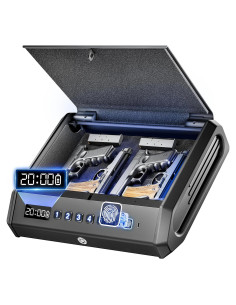 Caja Fuerte Biométrica TOPMEDA GS202-3 para 4 Pistolas