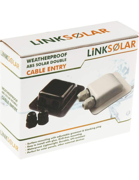 Abrazadera de Cable Solar Link Solar 2mm a 6mm Blanca