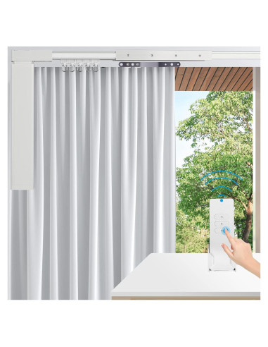 Cortina Eléctrica Motorizada LAKAGA 2.2m Control Remoto