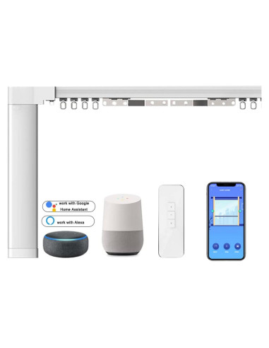 Cortinas Inteligentes Dherju 3M Techo Automáticas Control Remoto