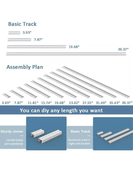 Cortinas Inteligentes Dherju 3M Techo Automáticas Control Remoto
