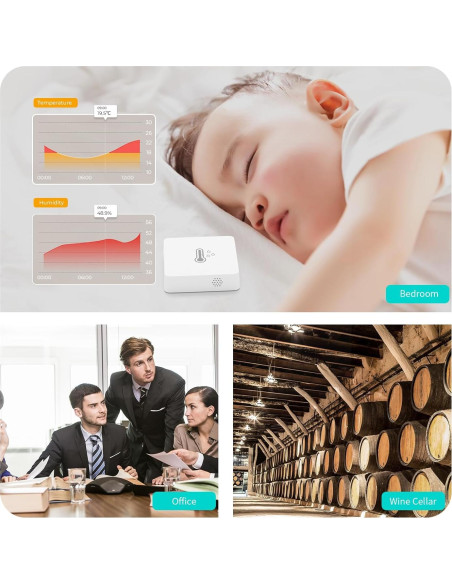 Sensor de Temperatura y Humedad Zigbee ThirdReality Lite Sensor de Temperatura y Humedad Zigbee ThirdReality Lite
