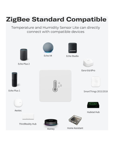 Sensor de Temperatura y Humedad Zigbee ThirdReality Lite