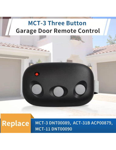 Control Remoto de Puerta de Garaje Werhoo MCT-3 - 2 Paquete