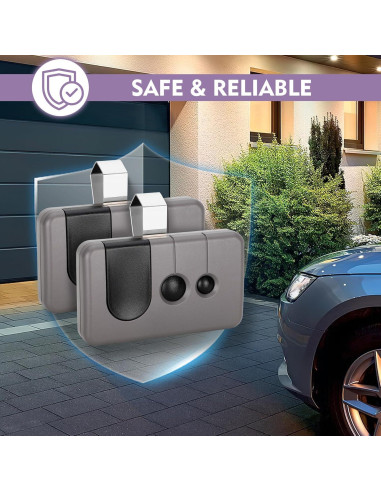 Control Remoto de Puerta de Garaje Cooouds 139.53753 x2