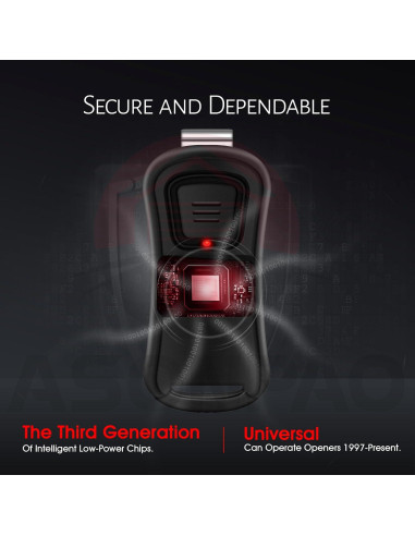 Control Remoto de Puerta de Garaje Genie GIT-1 - 2 Paquete