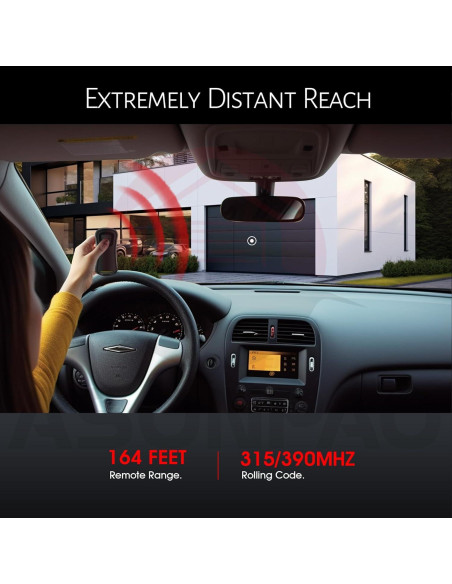 Control Remoto de Puerta de Garaje Genie GIT-1 - 2 Paquete