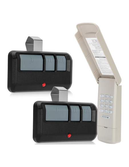 Control Remoto y Teclado Inalámbrico Pevxou para Puerta de Garaje