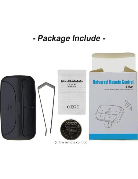 Control Remoto Universal GIANT para Puertas de Garaje 5 Botones Control Remoto Universal GIANT para Puertas de Garaje 5 Botones