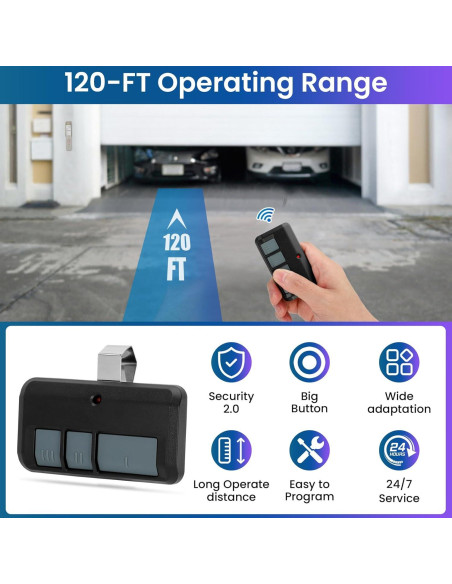 Control Remoto y Teclado Inalámbrico Pevxou para Puerta de Garaje