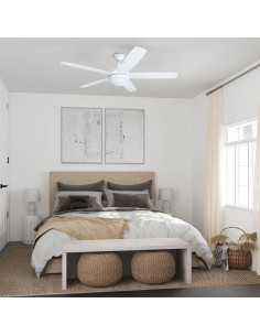 Ventilador de Techo Prominence Home Ashby 132 cm con Luz y Control Remoto 2