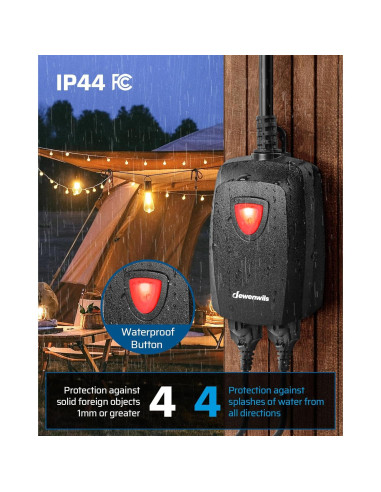 Regulador Exterior Dewenwils 125V con Control Remoto 100FT