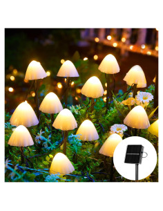 Luces de Jardín Solar Brightown 20 LED 10m IP65 Decorativas