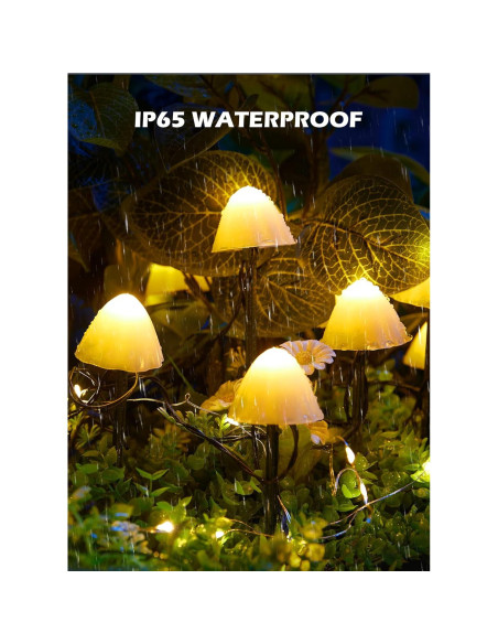 Luces de Jardín Solar Brightown 20 LED 10m IP65 Decorativas