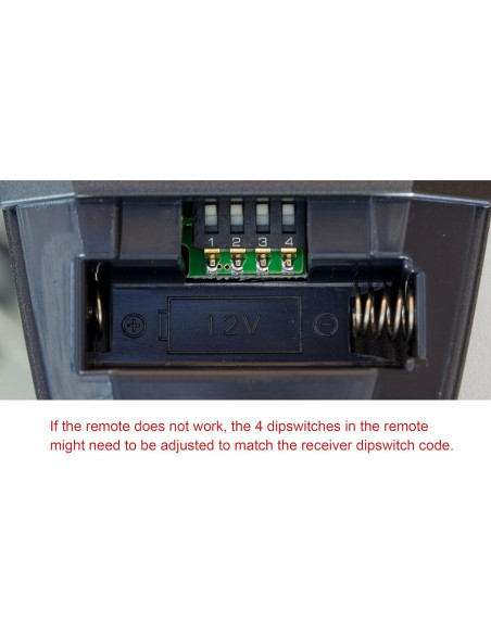 Control Remoto Inalámbrico Hampton Bay UC7083T para Ventilador