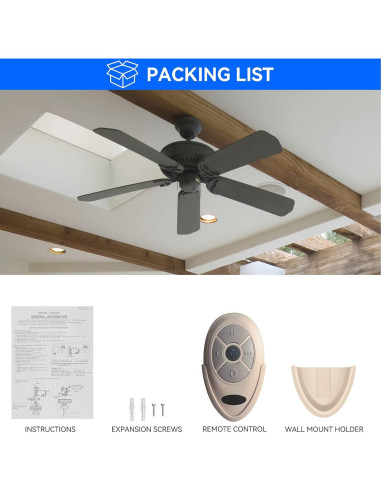 Control Remoto para Ventilador de Techo Harbor Breeze 35T