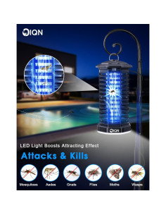 Zapper de Insectos IQN con Luz LED 15W - Trampa Eléctrica para Mosquitos y Moscas 2