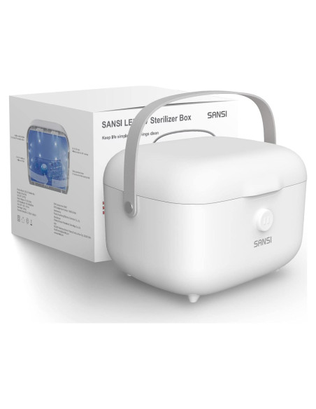 Caja Desinfectante UV SANSI 5.1L con Chips UVC 360