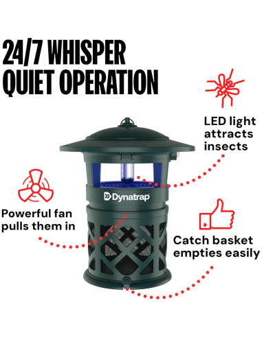 Trampa DynaTrap DT2030-GRSR para Mosquitos y Insectos - Verde