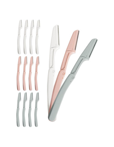 Rasuradoras de Cejas MoHern 15 Pcs, Afiladas y Seguras