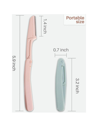 Rasuradoras de Cejas MoHern 15 Pcs, Afiladas y Seguras