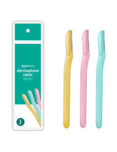 Afeitadora Dermaplane Amazon Basics Multicolor 3 Unidades