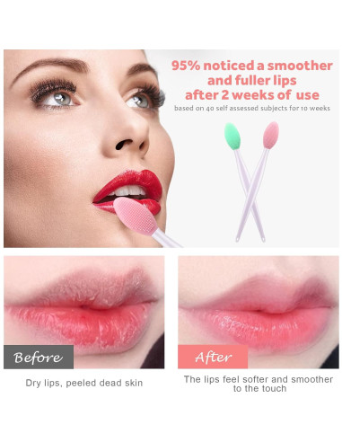 Cepillo Exfoliante de Labios YOUKOOL Doble Cara 2 PCS