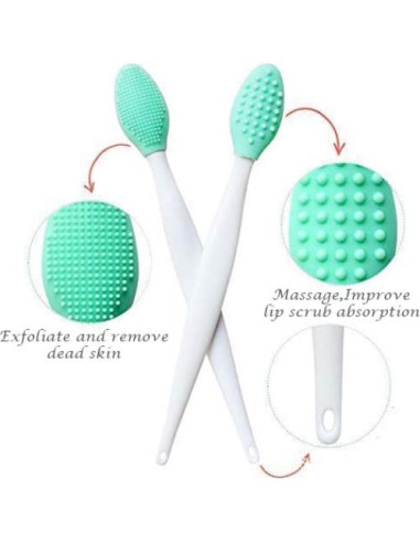 Cepillo Exfoliante de Labios YOUKOOL Doble Cara 2 PCS